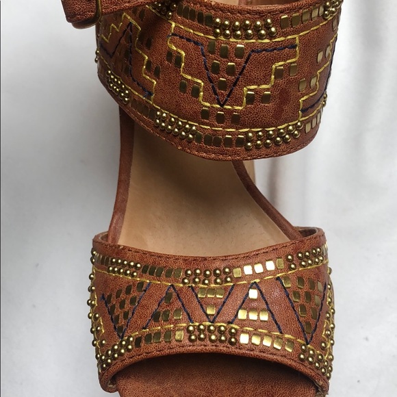 Brown platform sandals - Picture 5 of 5